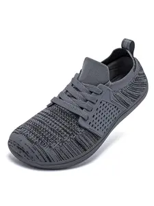 HOBIBEAR Women's Casual Textile Shoes, Round Toe Wide Fit Running Sneakers, All Season Comfortable Walking Footwear for Daily Wear, Breathable Walking Shoes