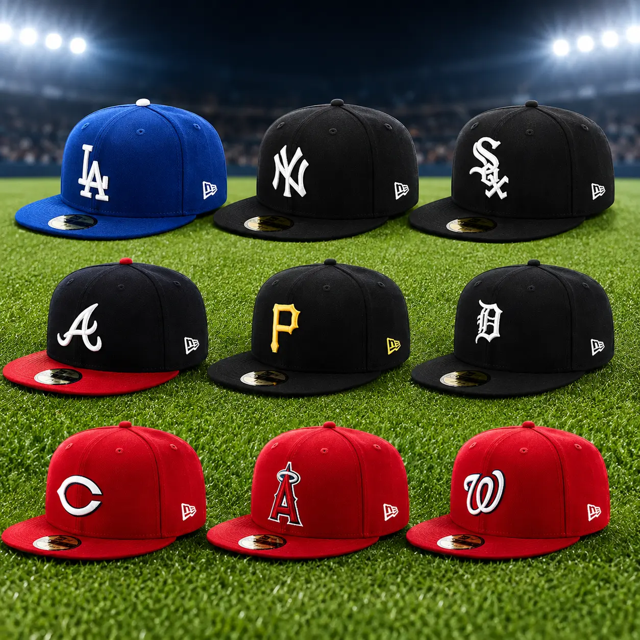 NEW ERA 59FIFTY MLB Baseball Hat National Teams Fitted Snapback Los Angeles Dodgers New York Yankees Boston Red Sox Hats Cap Caps Hat