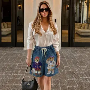 Long Shorts with bears for women