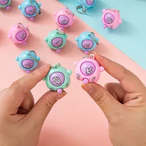 Mini Guessing Eggs Rock-Paper-Scissors, School Bag Accessories, Keychains, Playful Gifts, Birthday Parties, Christmas, Halloween, Class Rewards