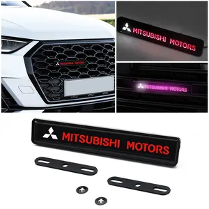 Mitsubishi Car Front Grille Logo LED Light, High Brightness Grill Ambient Lamp, Custom Car Modification Upgrade Accessory
