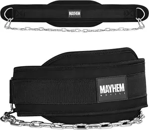 Dip Belt w/ Chain for workout working out fitness exercise body building calisthenics