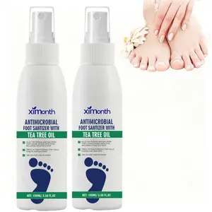 【BUY 1 GET 1】Tea Tree Oil Foot Spray -Plantar Moisturizing Deodorant for Odor Contro& Dry Feet Care,Natural Foot Sanitizer withAntifungal Properties,Clear FootSanitizer Spray,for Foot & Shoe Freshness fast-absorbing formula foot sanitizer spray
