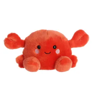 Palm Pals Adorable Snippy Crab 5 inch Red Mini Soft Plush Collectable Stuffed Animal