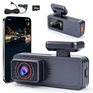 1080P Mini WiFi Dash Cam for Car, APP Control, 32G Card, Night Vision, G-Sensor, 24H Parking Monitor, Loop Recording