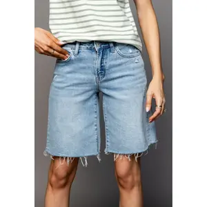 Easy Days Light Wash Bermuda Shorts
