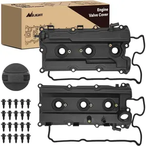 Pair Engine Valve Cover for Nissan Frontier 2005-2019, NV1500 NV2500 NV3500 2012 2013 2014 2015 2016 2017 2018 2019, Pathfinder 2005 2006 2007 2008 2009 2010 2011 2012, Xterra 2005-2015