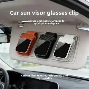 New Car Glasses Clip Car Sunshade Storage Multi functional Car Sunglasses Bracket Storage Clip Glasses Holder Car