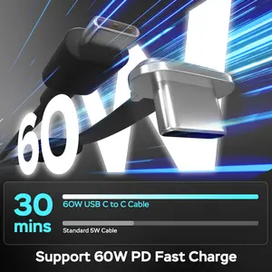 Game specific Charger Cable,60W  Flat 90-Degree Charging,C-Port L Right Angle High-Speed Data Transfer Cord Compatible Cellphone Electronic christmas 2024 ornament