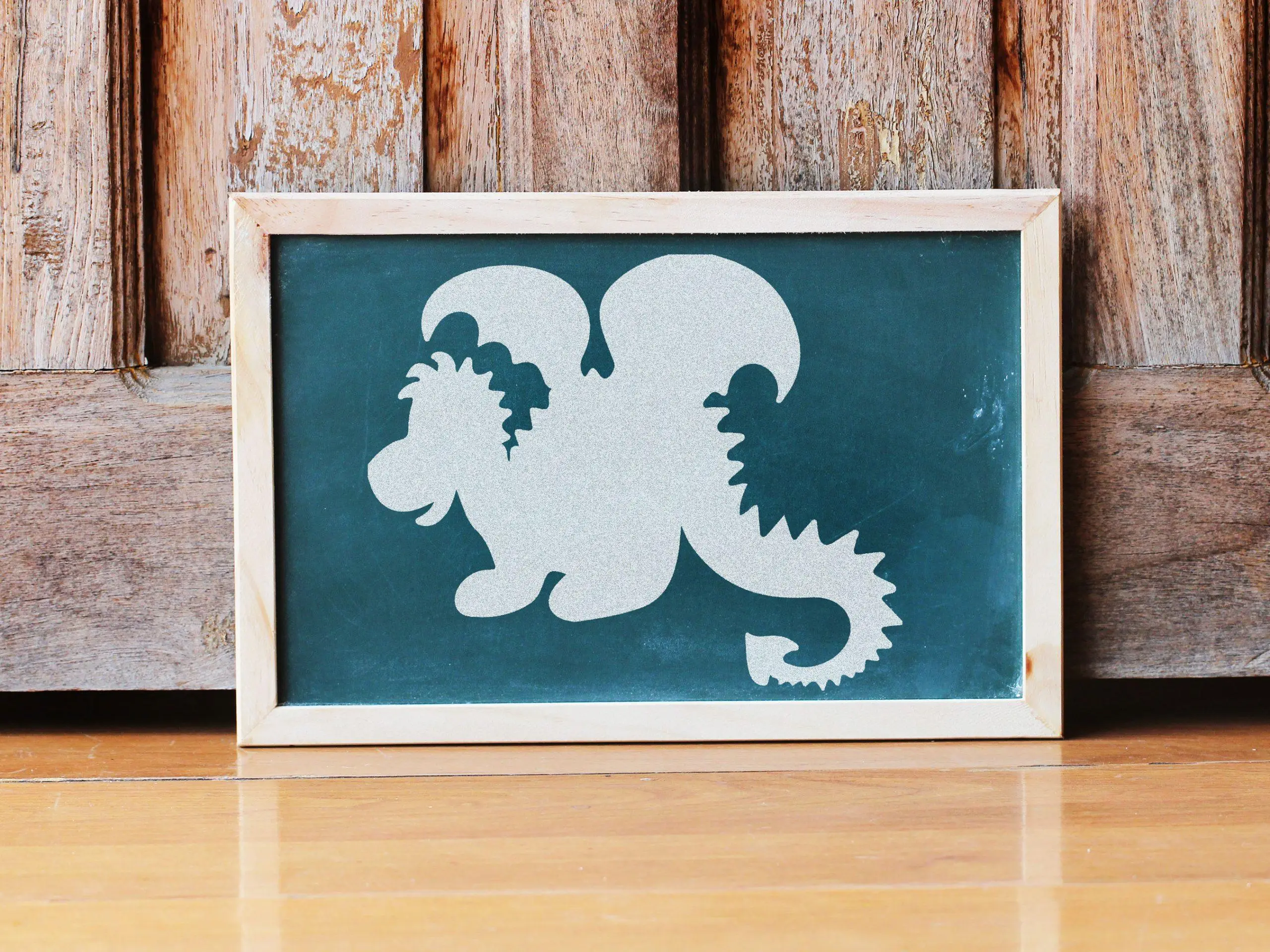 Cute Dragon Stencil - Art and Wall Stencil