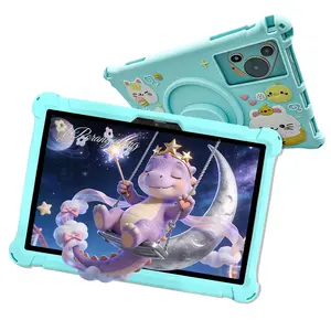 New Year Gift! 10.1 Inch Kids Android Tablet PC, Sim Call Support, Shockproof Design, Parental Control, 1280x800 HD, 4GB/64GB, 5g WiFi, Dual Camera