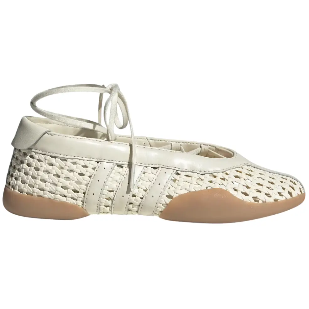 Adidas Taekwondo Mei Ballet Basketweave Cream White (Women's) Dance Shoes Dance Footwear, Ad, Accessories For Women, Ballerinashoes, Dancing Shoes, Female, 100% Authenticity Guaranteed, Us W 10