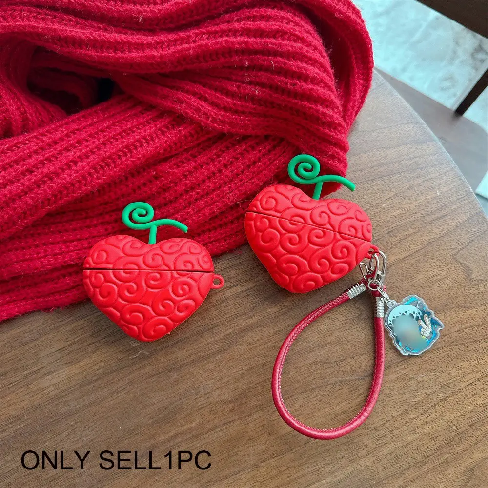 1 piece of surgical fruit-shaped earphone case, cute wireless Bluetooth earphone case, shockproof, durable, and stylish accessory, suitable for AirPods Pro 3/4/Pro/Pro 2, Headphone Accessories