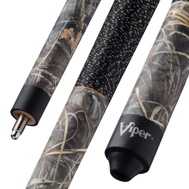 Officially Licensed Realtree Max 4 Camouflage Billiards Cue Stick - Durable Maple Wood, Euro Taper, Le Pro Leather Tip, Brass Pins, Abs Joints, Natural Feel, Indoor Billiards Accessories for Adults