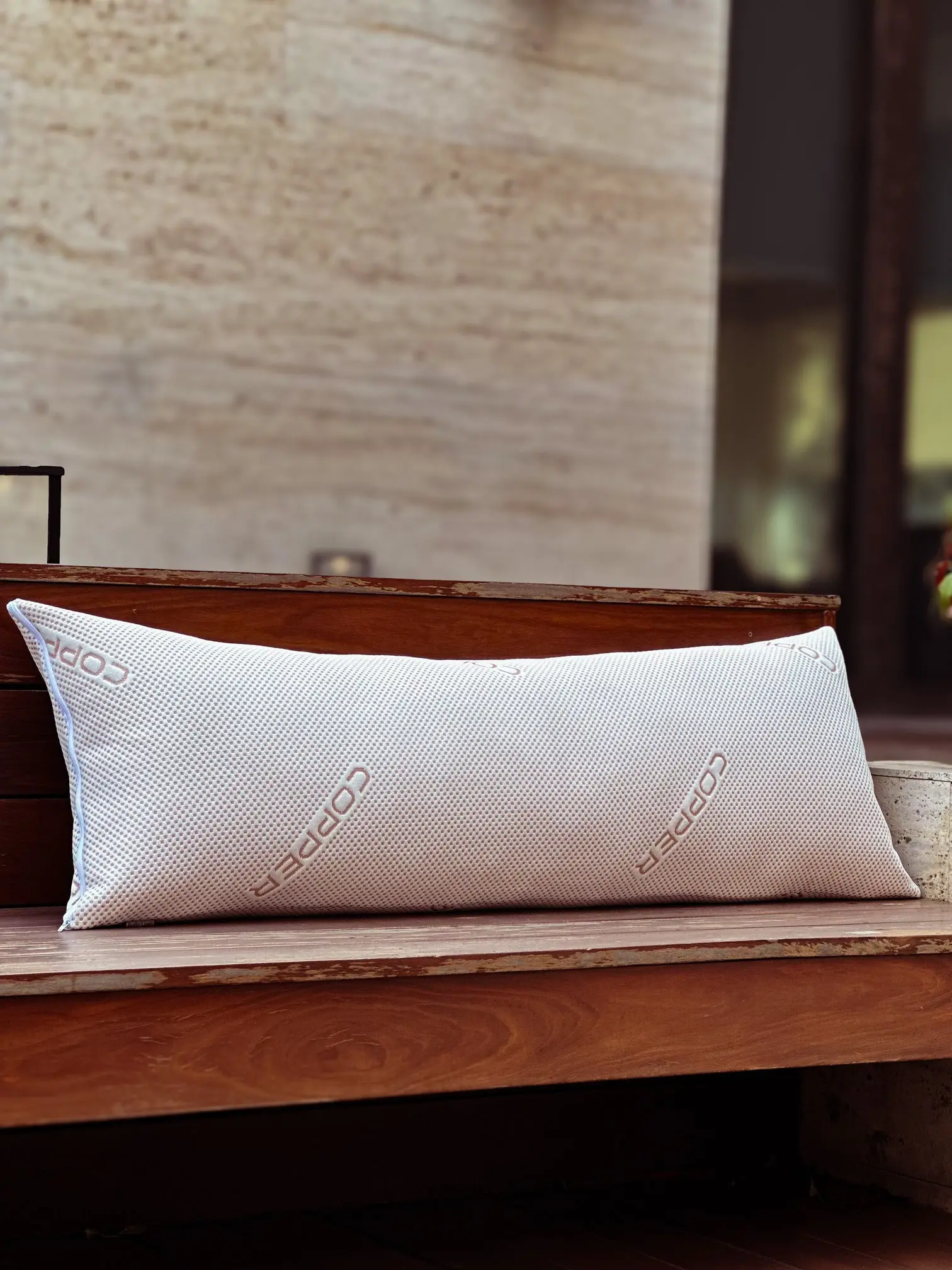 Copper Body Pillow - Infused with Hydrating Copper for Enhanced Comfort and Radiance