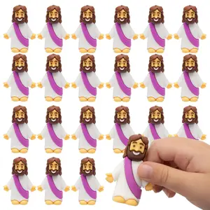 1 1/2" x 2" Bulk 48 Pc. Mini Jesus Plastic Figurines