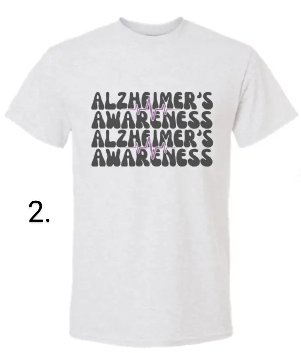Alzheimer's Awareness Sublimation T-Shirt (ash/grey)