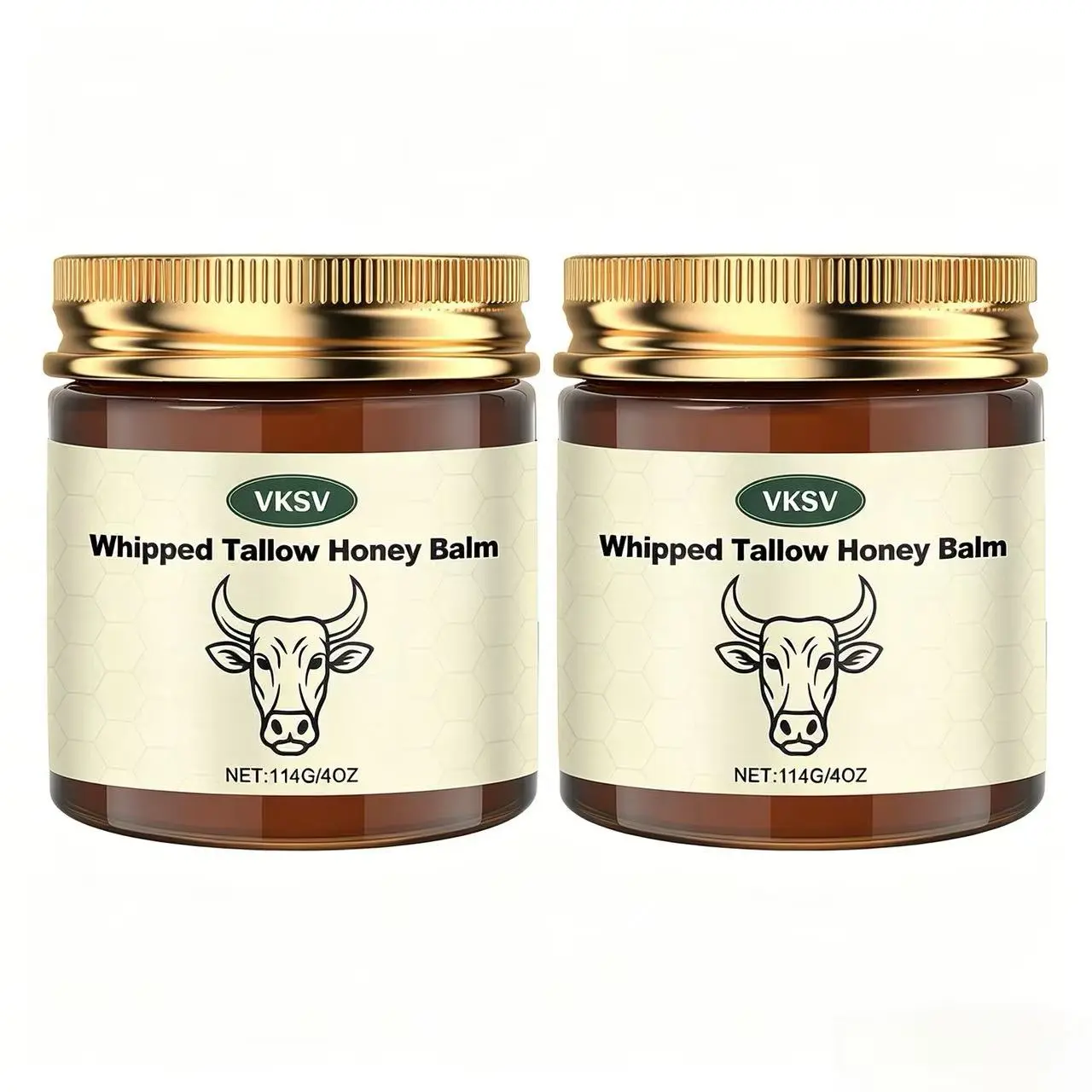 【Buy 1 Get 1】Whipped Grass-Fed Beef Tallow Honey Balm - 4 Oz,Moisturizing Cream for Soft, Smooth Skin - Handmade All-Natural Moisturizer - Lavender,hydrating, comfort, moisture boost cream, luminous firming cream, body care, hydrating dry skin