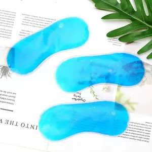 Reusable Ice Eye Mask Set, 3 Pack/5 Pack Cold Compress Patches, Multi-Purpose Physical Cooling Gel Bags, Relief for Migraines & Injuries