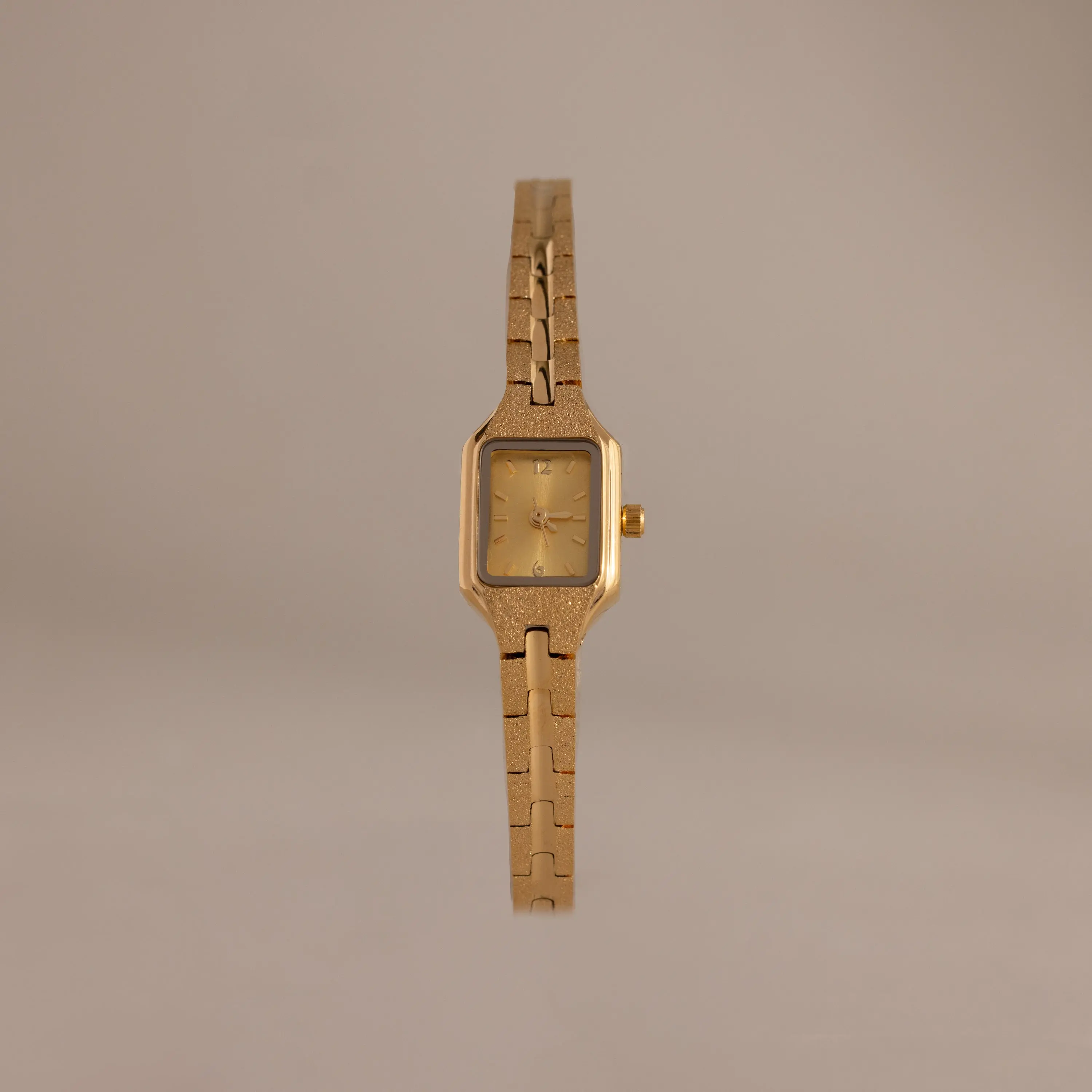 Serpent Chain Timepiece by Caitlyn Minimalist - Dainty Geometric Link Watch in 18K Gold - Art Deco Jewelry - Gift for Her