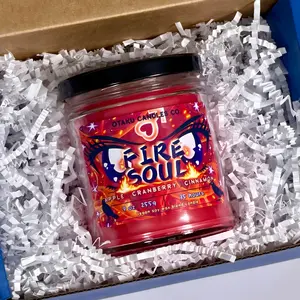 Fire Soul Candle | Pretty Guardians Mars Candle | Vegan Apricot Wax Candle