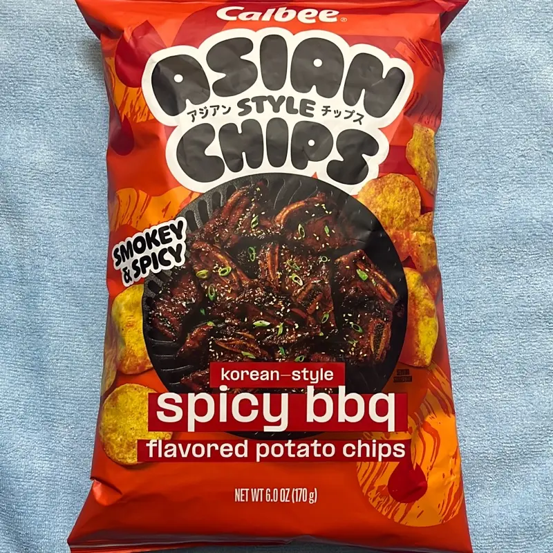 CALBEE ASIAN STYLE CHIPS SPICY BBQ