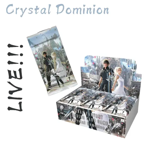 Final Fantasy TCG - Crystal Dominion Boosters [LIVE] Collectible Cards Trading Card Packs