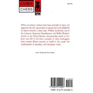 USED-Modern Chess Opening Traps by William Lombardy (Paperback)