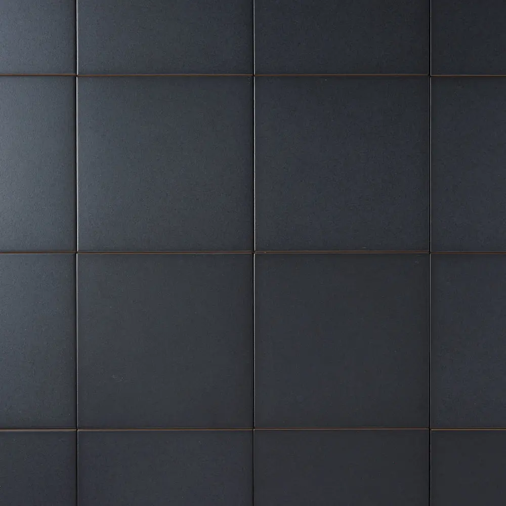 Marrakech Pure Black 8x8 Porcelain Tile