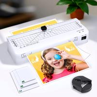 A4 Laminator White-10Films+Cutter+Corner Rounder