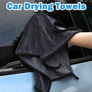 QIFOR-Twist Ring Super Absorbent Car Drying Towel,Car Drying Towel, Microfiber Towel,No Water Streaks or Scratches, Super Absorbent