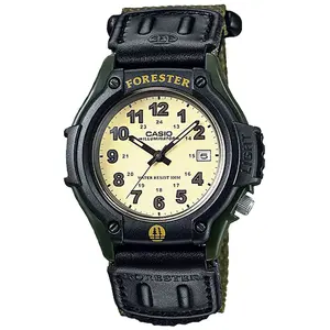 Casio Men's Field Watch with Green Nylon Band - FT-500WC-3BV