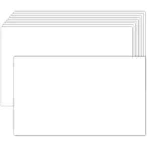 100 Pack White Blank Index Cards 3x5 Unlined Note Cards,  80lb Heavy Duty Cardstock Thick Paper for Postcards, Photo Paper, Syllable Boards