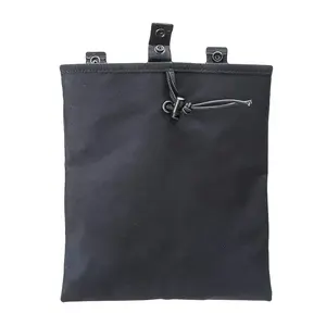 Outdoor Tactical Large Recyclable Bag, Multi-Functional Storage Tool Pouch, Military Drawstring Waist Pack, Foldable Molle Organizer