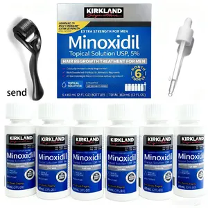 Kirkland’s 3 Month Hair Growth Supply – Minoxidil with Derma Roller, a Professional-Grade Solution Specially Formulated to Stimulate Natural and Fuller Beard Growth