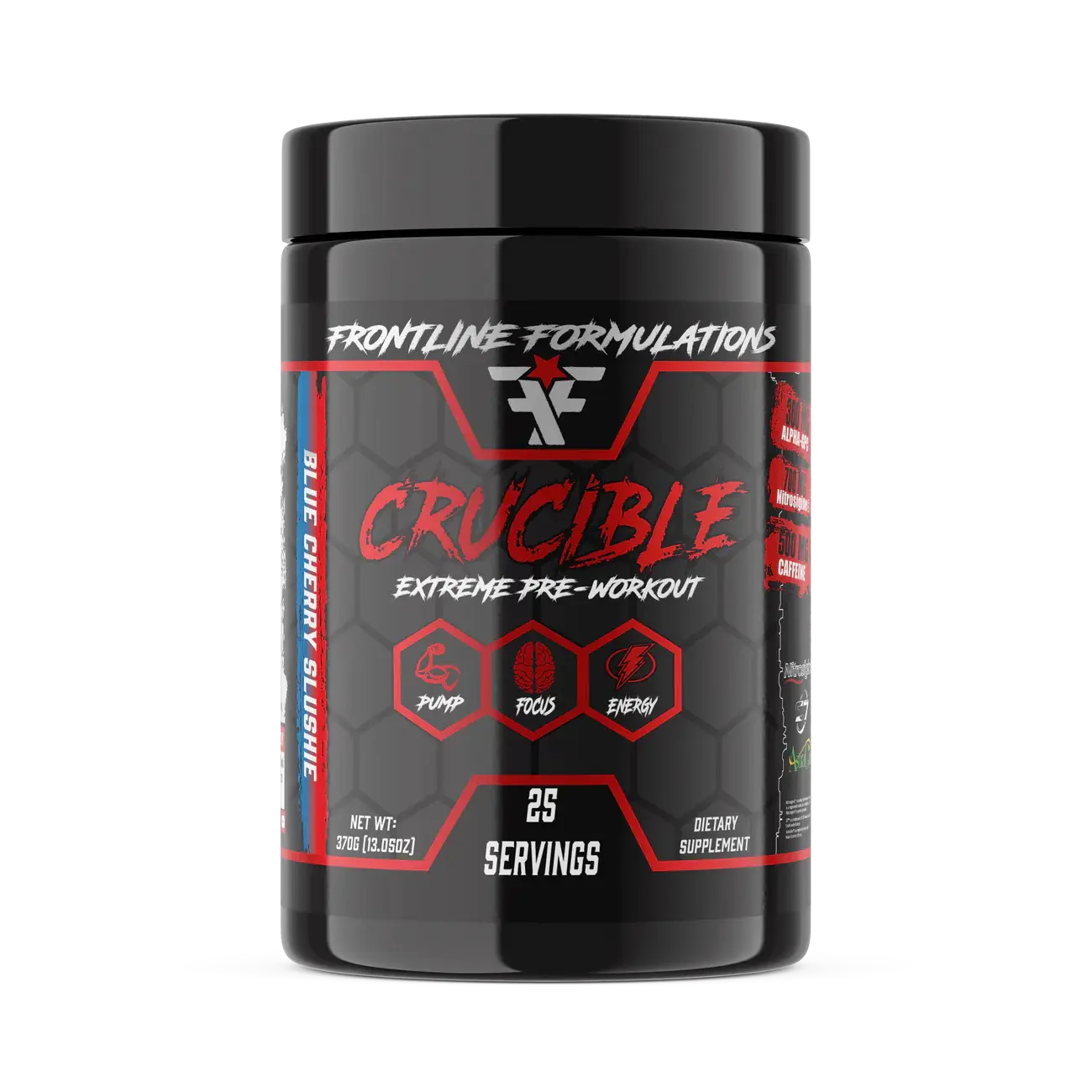 Frontline Formulations CRUCIBLE EXTREME PRE-WORKOUT High Stim 25 Servings