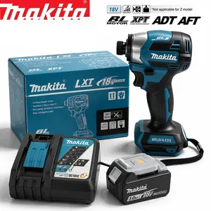Makita DTD173 18V cordless electric screwdriver brushless high torque compact driver power tool for assembly repair maintenance tight space fastening DIY construction tool kit