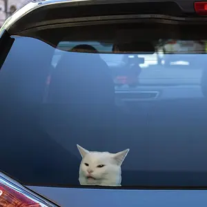 1pcs Funny cat graffiti stickers, suitable for cars, windows, bumpers, motorcycles, skateboards, and laptops