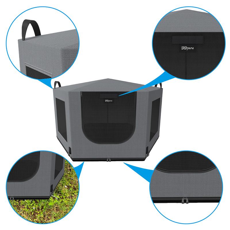 BBpara Portable Pet Fold House - Perfect for Traveling with Your Pet Size M 30 inches
