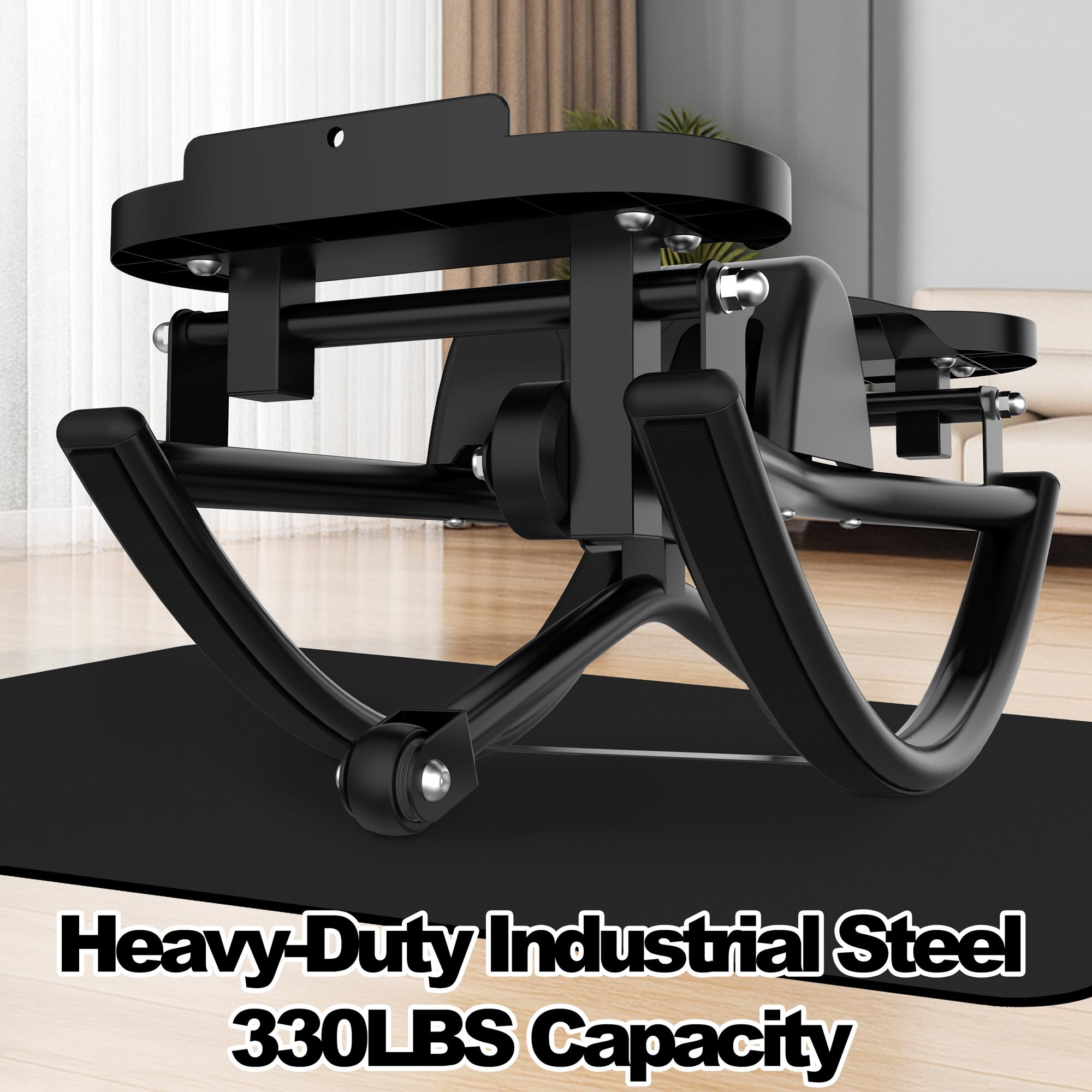 Steppers for Exercise,Lateral Elliptical Stepper for Home Use – Side-to-Side Rocking Stepper Machine with Resistance Bands, Anti-Slip Mat & LCD Display, Low-Impact Full Body Workout Equipment