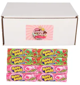 Hubba Bubba Max Bubble Gum Variety Pack (4 of each, total of 8 packs. Total of 40 pieces)