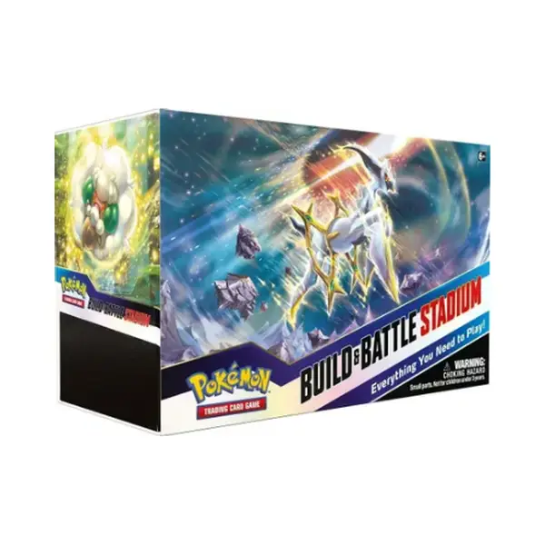 Brilliant Stars - Build & Battle Stadium (Pokemon TCG) - Contains a total of 12 Packs!