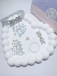 Aurora Cat Eye Series DIY Bracelet Kit, Includes Claw charm, Spacer Beads, Clasp, Steel Wire, Elegant Jewelry Making Supplies
