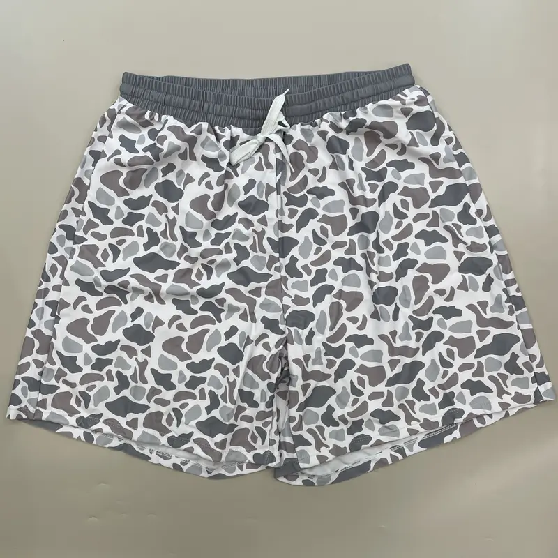 Adult men swim shorts beach wear swim wear summer camo bottom bathing shorts