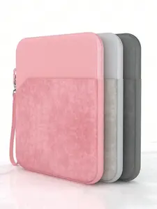8-13.3 Inch Soft Fleece Tablet Sleeve Bag, 3 Colors Available, Zipper Closure Protective Case for iPad Air/Pro/Mini and Standard Models, Essential Back to School Accessory