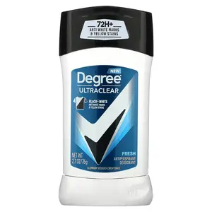 Degree UltraClear, Black & White, Antiperspirant Deodorant, Fresh, 2.7 oz (76 g)