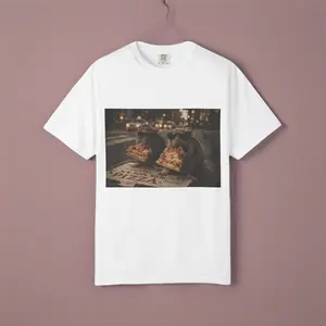 Funny Rats Eating Pizza T-Shirt | Meme Graphic Tee | Chaotic Humor Shirt | Aesthetic Streetwear Tee