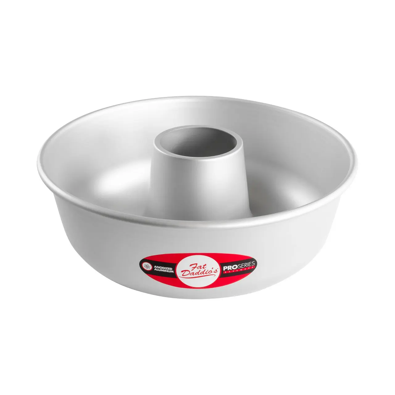 Fat Daddio's RMP-10 Anodized Aluminum Ring Mold Pan, 10 x 3.5 inch, Silver