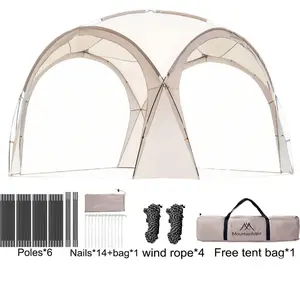 【Waterproof  Beach Tent】 12 Person Tent UPF50+ 210D Oxford Fabric Pop Up Beach Tent Sun Shelter Rainproof Outdoor Camping Essentials Camping Canopy Pop Tent Tribeman Tent for Family Reunion Backyard Party Friends Gathering tiktokshopspringglowup