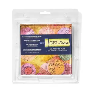 6 x 6 Square Gel Printing Plate